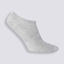 Kit Meia Masculina Com 3 Pares Cano Invisível Risk - Pto/Bco/Cza 39/43