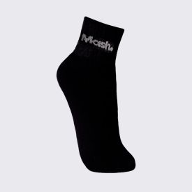 Kit Meia Feminina Cano Curto Esportiva com 3 Pares Mash - Pt/Cz/Pt 34/38