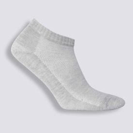 Kit Meia Feminina Com 3 Pares Cano Curto Holla - PTO/BCO/CZA