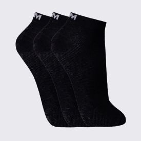Kit Meia Feminina com 3 Pares Cano Curto Mash - PT/PT/PT 34/38