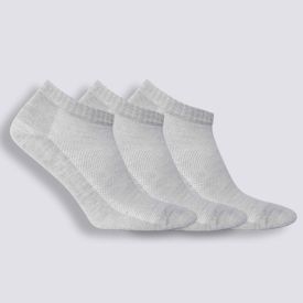Kit Meia Masculina Com 3 Pares Cano Curto Risk - Cinza 39/43