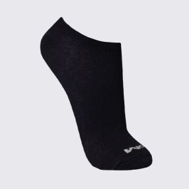 Kit Meia Masculina com 3 Pares Cano Invisível Mash - Preto 39/43