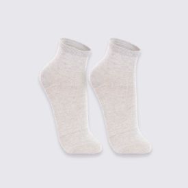 Kit Meia Soquete com 2 Pares Lupo - Cinza 34/39