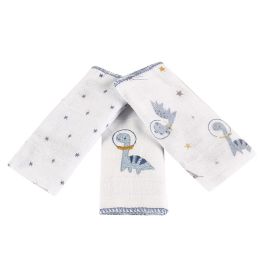 Kit Pano De Boca Prime Havan Baby - Dino Azul