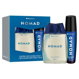 Kit Masculino Com Deo Colônia E Body Spray Nomad - Phytoderm
