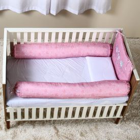 Kit Protetor De Berço Slim Havan Baby 3 Pçs - Bailarina