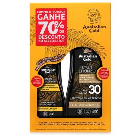Kit Protetor Solar Fps30 237Ml E Acelerador 125Ml - Australian Gold