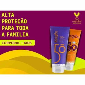 Kit Protetor Solar Fps50 + Protetor Solar Kids Fps50 - RicoSol