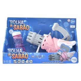 Lançador de Bolhas de Sabão Rosa Havan Toys - HBR0412
