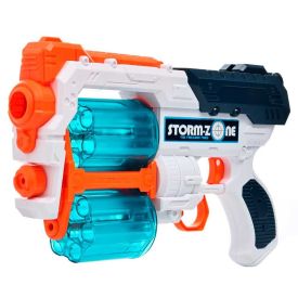 Lançador De Dardos 2 Tambores 12 Dardos Branco Havan Toys - HBR0305