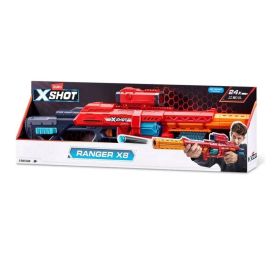 Lançador De Dardos Candide Xshot Red Ranger X8 24 Dardos - 5694