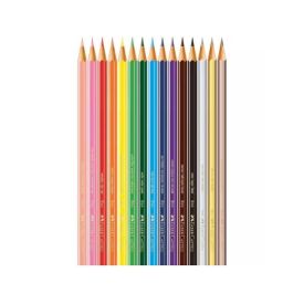 L&aacute;pis de Cor 12 Cores e 3 L&aacute;pis Cores Met&aacute;licas Faber Castell - 15 Unidades