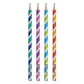 Lápis Grafite Wave Fun Bazze - 4 Unidades