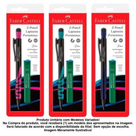Lapiseira 0,7Mm Z-Pencil + Grafite Faber Castell - Sortido