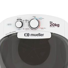 Lavadora de Roupa Tanquinho Semiautomático Mueller 20kg Big