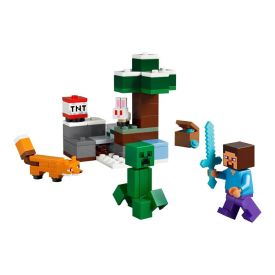 Lego Minecraft Aventura do Steve Na Taiga - 21583 