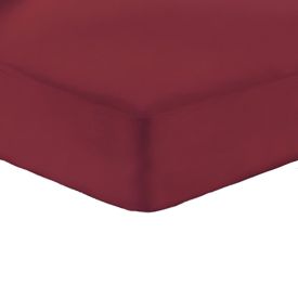 Lençol Avulso King Com Elástico Malha Slim Solecasa 1 Peça - Vinho Blondstone