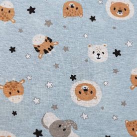 Lençol Infantil Avulso Para Berço Havan Baby - Safari