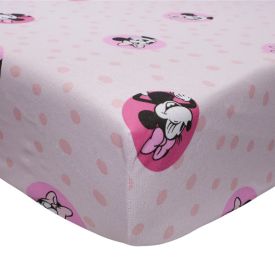Lençol Casal Estampado Disney - Minnie Pink
