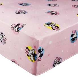 Lençol De Casal Infantil Com Elástico Disney By Hedrons - Minnie