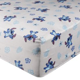 Lençol De Casal Infantil Com Elástico Disney By Hedrons - Stitch 