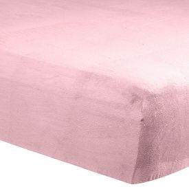 Lençol Queen Com Elástico Avulso Plush Slip Havan Casa - Rosa Poema