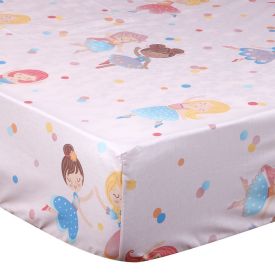 Lençol Solteiro Avulso com Elástico Infantil Buona Fortuna - Bailarina