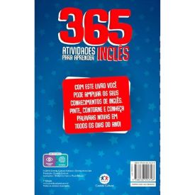 Livro 365 Atividades Para Aprender Inglês Ciranda Cultural - 9788538090328