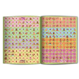 Livro 500 Adesivos Capivaras Culturama - Diversão