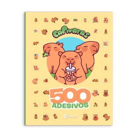 Livro 500 Adesivos Capivaras Culturama - Diversão