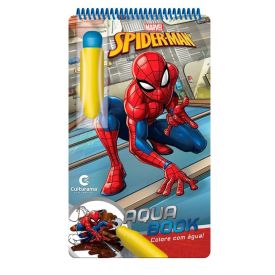 Livro Aquabook Homem-Aranha Culturama - Colore com água