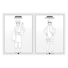 Livro Boruto com Giz de Cera Ciranda Cultural - Para colorir