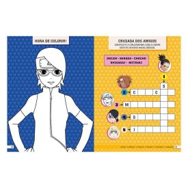 Livro Boruto Passatempos Divertidos Ciranda Cultural