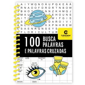 Livro Caça Palavras e Palavras Cruzadas Volume 2 - Culturama Editora