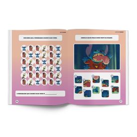Livro Adesivos e Atividades Stitch - Culturama