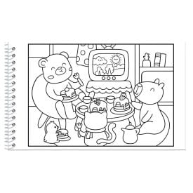 Livro Comfy And Cozy Blue Para Colorir Ciranda Cultural - Azul