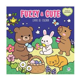 Livro Comfy Cozy Fuzzy And Cute Ciranda Cultural - Para Colorir