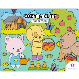 Livro Comfy Cozy And Cute Ciranda Cultural - Para Colorir