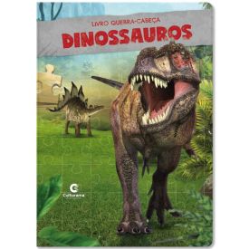 Livro Pop Com Quebra Cabeça Dinossauro - 20730101