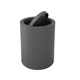 Lixeira Basculante Para Bancada Serene Coza 1 Litro - Cinza Escuro