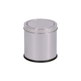 Lixeira Basculante Redonda Inox Mor - 3 Litros
