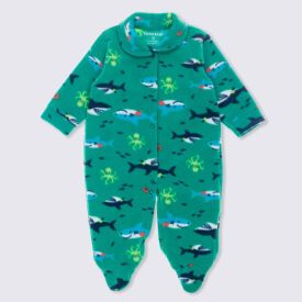 Macacão Recém Nascido Menino Soft Yoyo Baby Tubarao