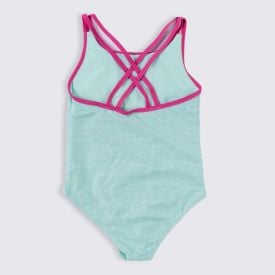 Maiô Infantil Hello Kitty 4 a 10 Anos Sanrio Verde Agua