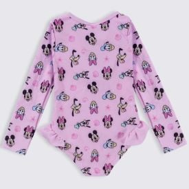 Maiô Infantil Mickey 1 a 3 Anos Disney Rosa