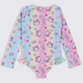 Maiô Infantil Hello Kitty 1 a 3 Anos Sanrio Rosa