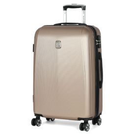 Mala De Viagem Grande Abs 360° Geneva Luxcel - Champanhe