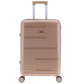 Mala de Viagem Média Giro 360° Plattinum 23Kg Tonin - Nude