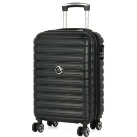 Mala Para Viagem De Bordo Abs 360° Expansível Trancoso Luxcel - Preto