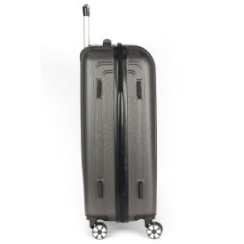 Mala Para Viagem De Bordo Abs 360° Geneva Luxcel - Grafite