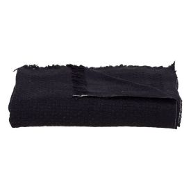 Manta para Sofá Decorativa 1,20X1,45 m Búzios Havan Casa - Preto